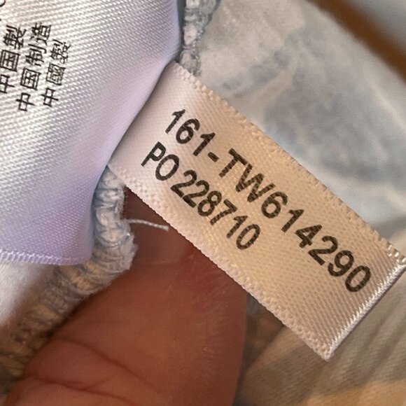 Tommy Bahama Blue Tank Dress Sleeveless Tropical Print Short Cotton Size M - Picture 7 of 9